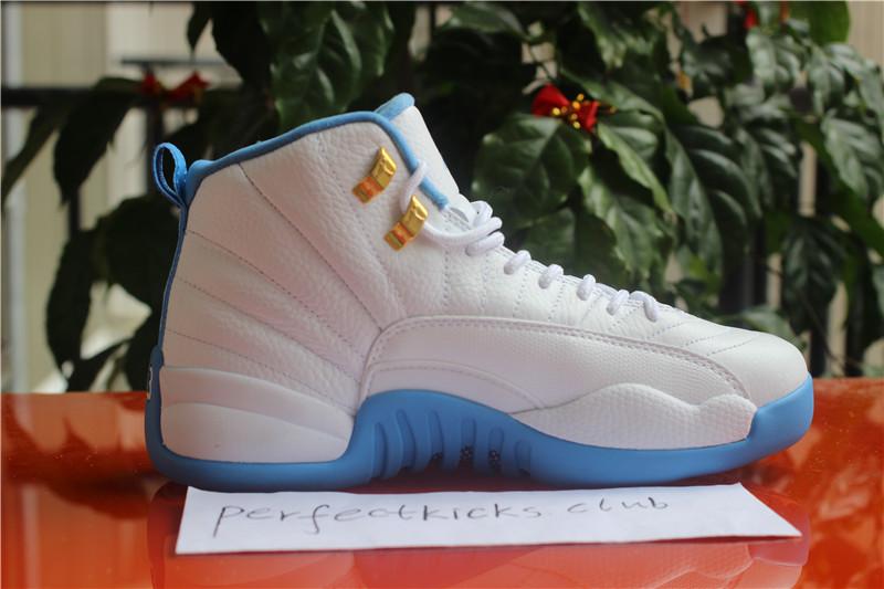 Authentic Air Jordan 12 GS University Blue